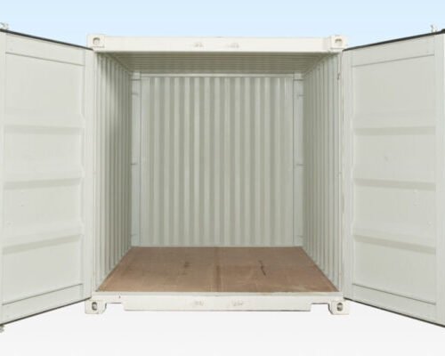 10Ft X 8Ft Shipping Container (One Trip) – White
