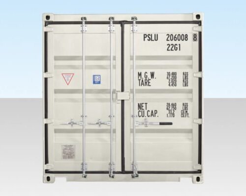 20Ft Shipping Container (One Trip) – White