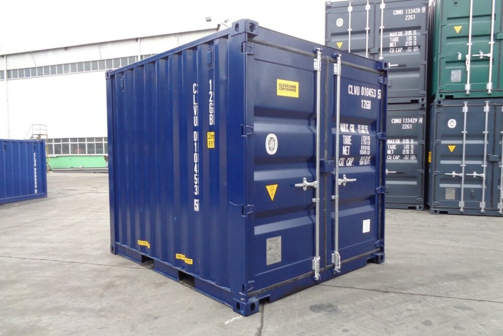 10Ft X 8Ft Shipping Container (One trip) – Blue
