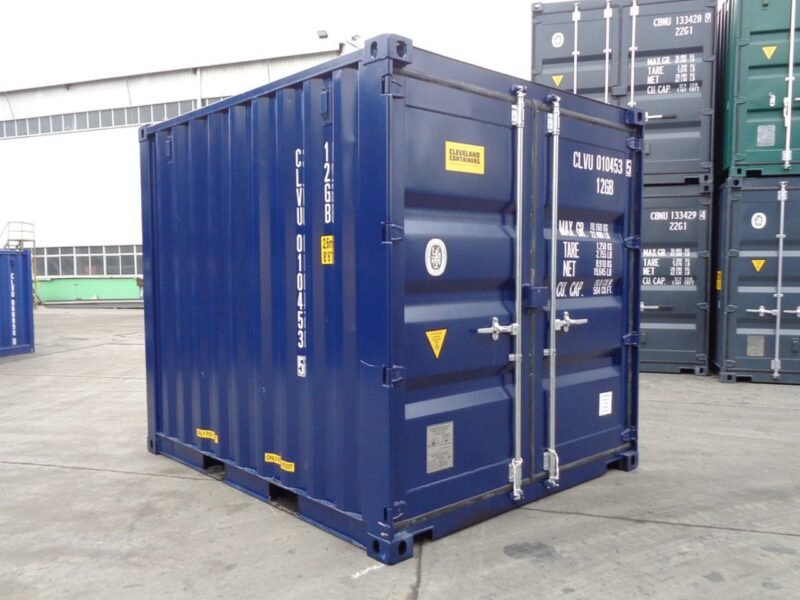10Ft X 8Ft Shipping Container (One trip) – Blue