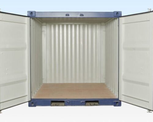 8Ft Shipping Container One Trip (Blue)