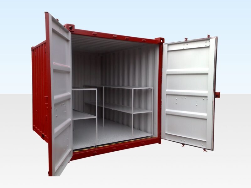 8Ft X 8Ft Flat Floor Bunded Store