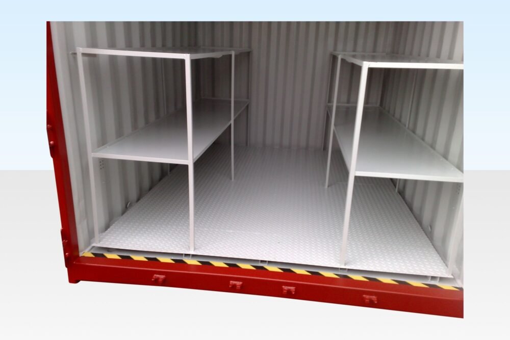 8Ft X 8Ft Flat Floor Bunded Store