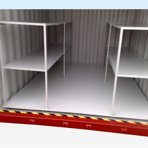 8Ft X 8Ft Flat Floor Bunded Store