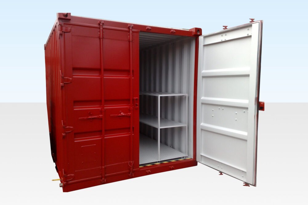 8Ft X 8Ft Flat Floor Bunded Store