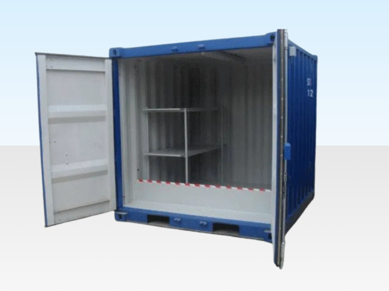 8Ft X 8Ft Raised Bunded Store