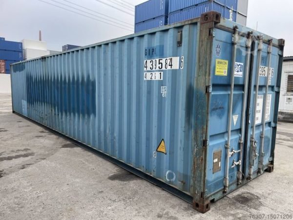 15071206-01 40Ft X 8Ft Used Shipping Container High Cube