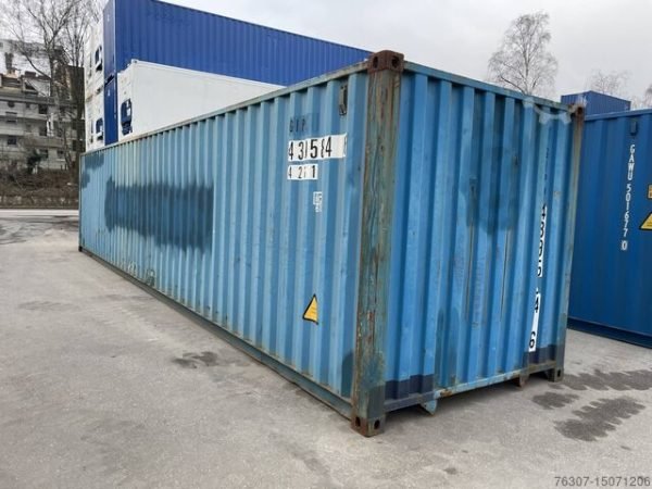 15071206-06 40Ft X 8Ft Used Shipping Container High Cube