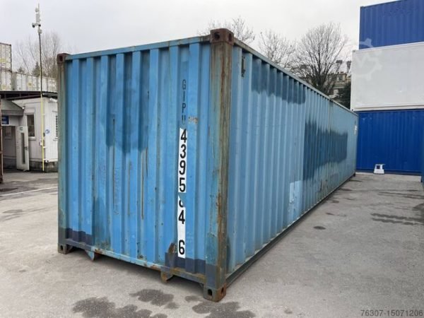 15071206-07 40Ft X 8Ft Used Shipping Container High Cube