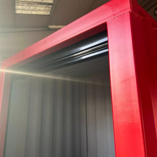6ft Bespoke Roller Shuttered Shipping Container | Secure  Motorized Coiling Door