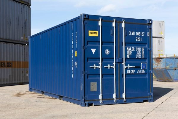 20ft-Blue-1 20Ft Shipping Container (One Trip) – Blue