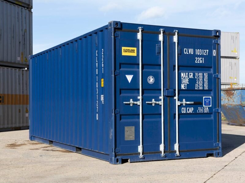 20Ft Shipping Container (One Trip) – Blue