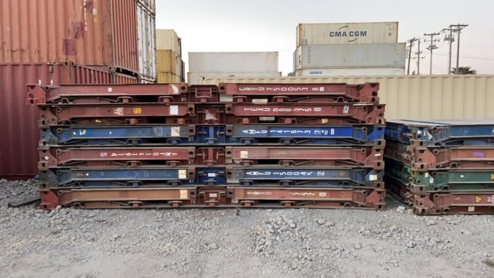 20Ft X 8Ft Used Flat Rack Shipping Containers