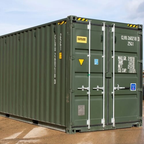 20Ft Shipping Container (One Trip) – Dark Green