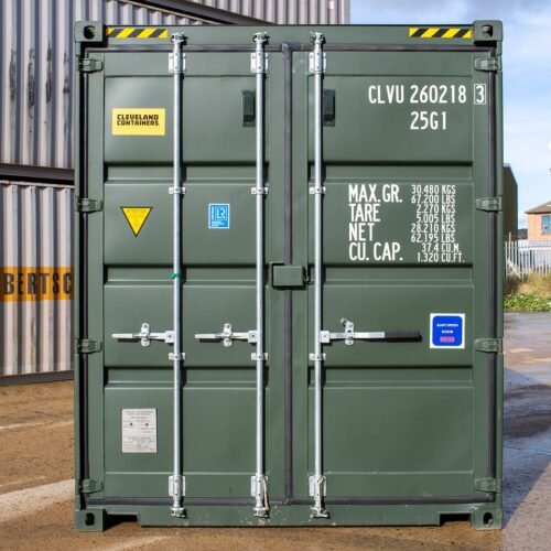 20Ft Shipping Container (One Trip) – Dark Green