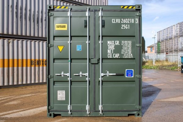 20ft-green-high-cube-4 20Ft Shipping Container (One Trip) – Dark Green