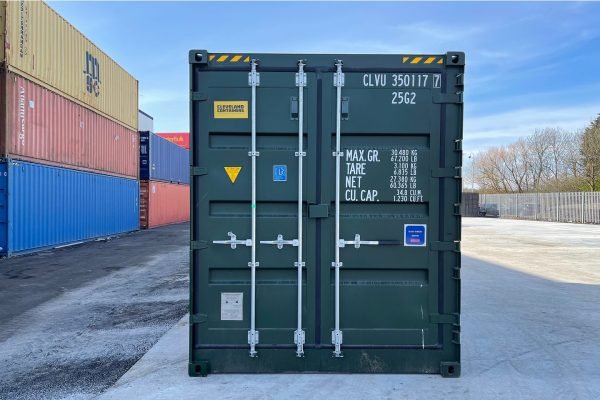 20ft-side-opening-hc-green-4 Used 20Ft Open Side / Full Side Access Container
