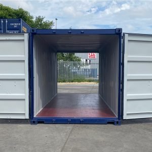 20ft-tunnel-blue-1 (1) 20Ft X 8Ft Tunnel Container (Double End Door) One Trip