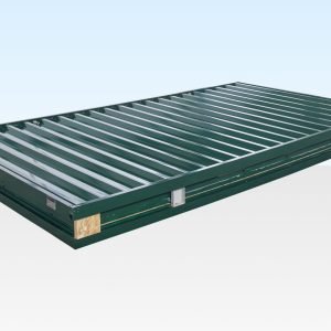 257-4M-Green-Store-Pack 4m x 2.1m Powder Coated Flat Packed Store