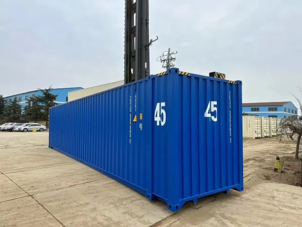 45FT-HCNew-5 New 45ft High Cube Shipping Container – Bold Blue Finish