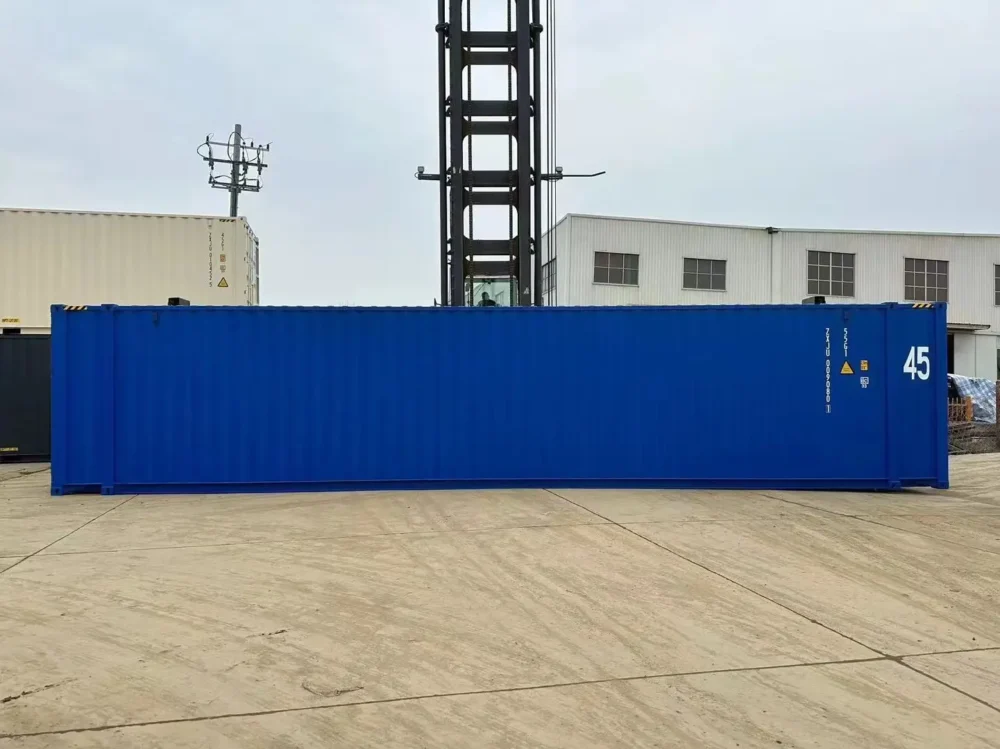 New 45ft High Cube Shipping Container – Bold Blue Finish