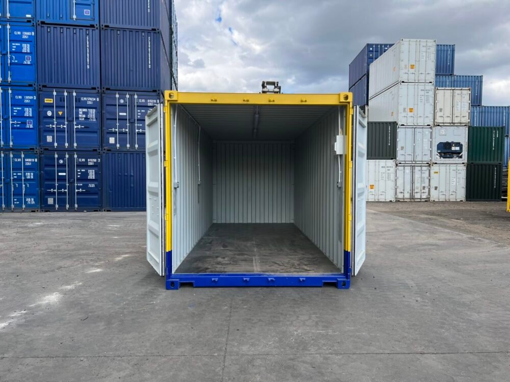 20ft Modified One-Trip Containers – Custom Build for Rainton Construction.