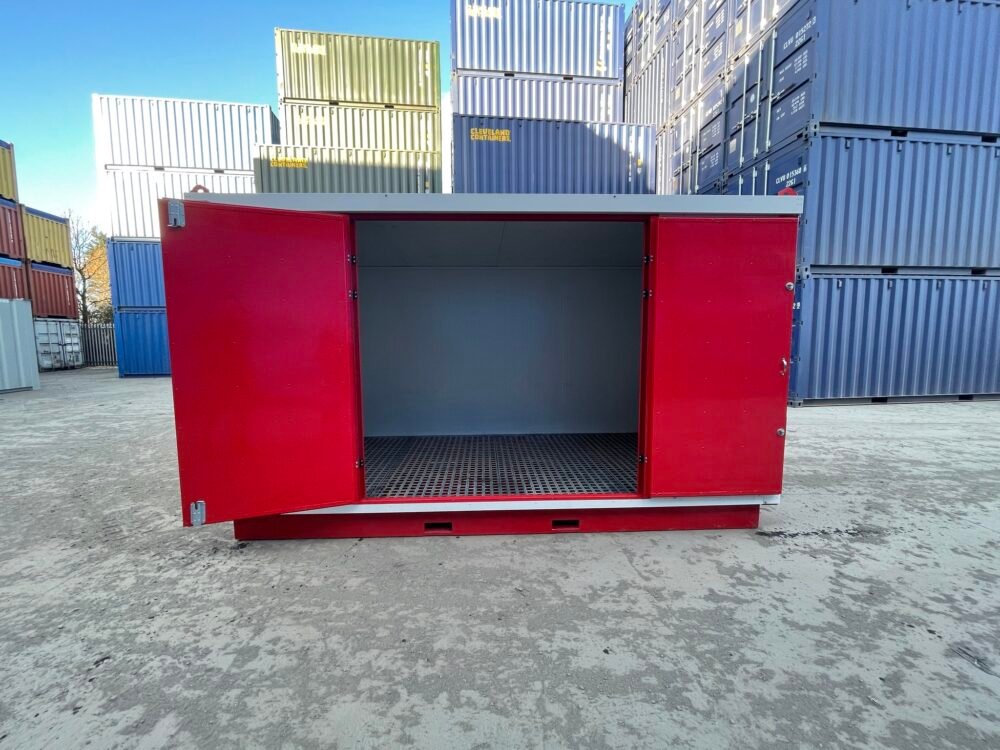 4m x 2m Insulated COSHH Flat Pack Storage Unit