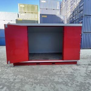 485768622_9537880526305844_9116770200162190962_n 4m x 2m Insulated COSHH Flat Pack Storage Unit