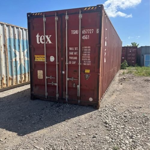 Used 40 High Cube Shipping Container – Solid & Spacious!