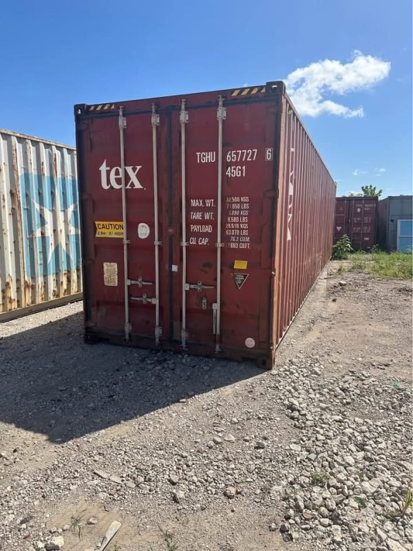 514108653_10008660229246815_4464529771181587849_n Used 40 High Cube Shipping Container – Solid & Spacious!