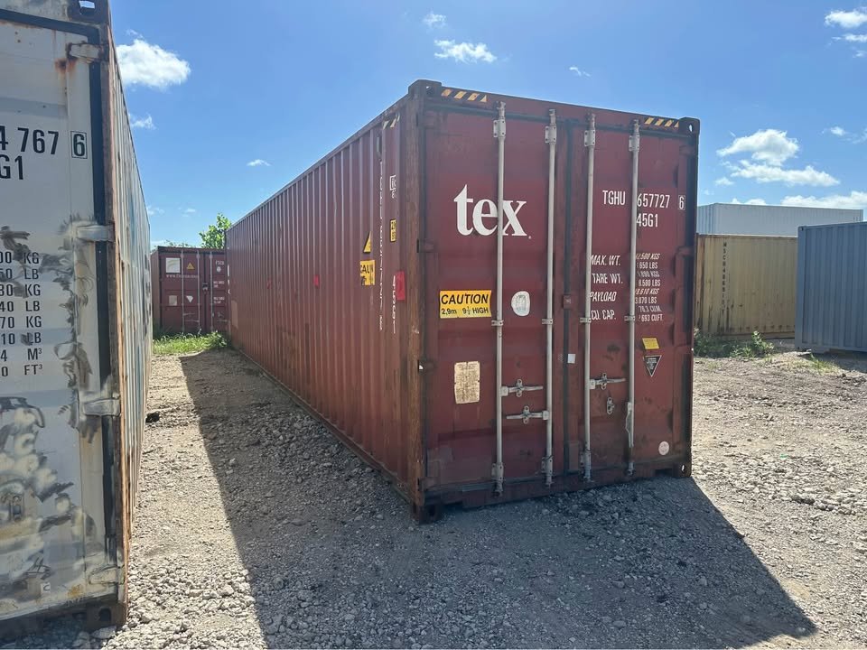 Used 40 High Cube Shipping Container – Solid & Spacious!