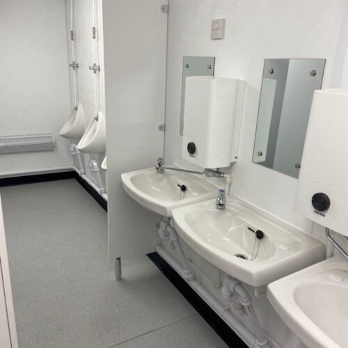 6+1 Steel Toilet Cabin
