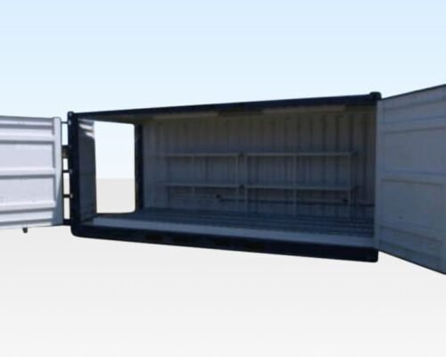 20Ft X 8Ft Open Side Bunded Open Mesh Floor Store