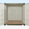 635-10ft-dark-green-container-front-final 10Ft X 8Ft Shipping Container (One Trip) – Green