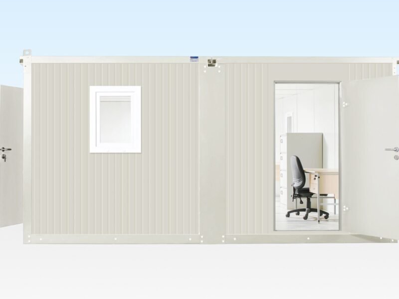 6.5M X 4.6M Side Linked Flat Pack Container Office