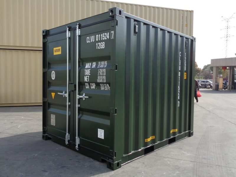 8Ft One Trip Shipping Container (Green)
