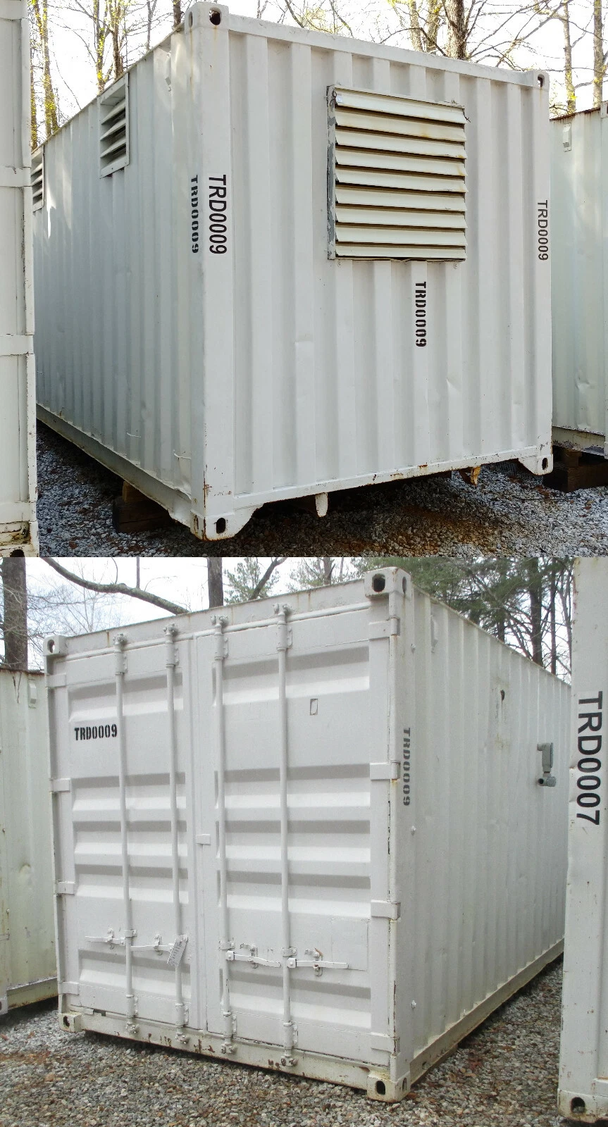 40 ft Container Shop – Climate Controlled Office + Inventory Storage  Racking