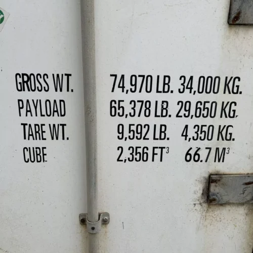 Maersk Used 40ft Cold Storage Reefer Container – Model CCR18060