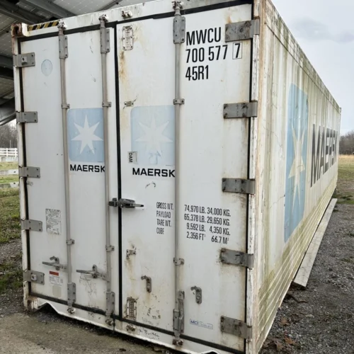Maersk Used 40ft Cold Storage Reefer Container – Model CCR18060