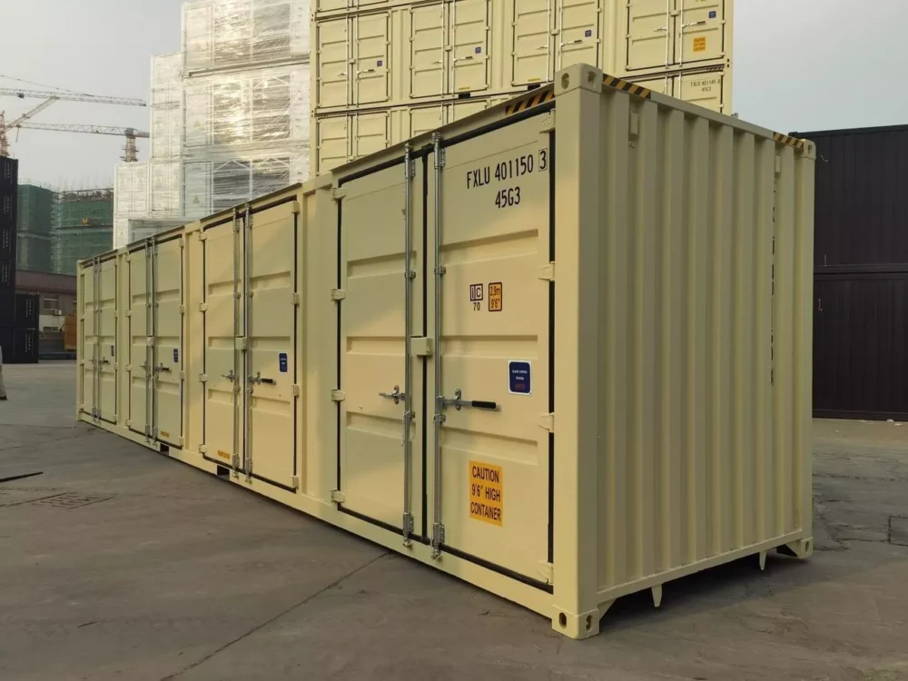 New 40ft HC Open Side Container with 4 Doors –One Trip – For Sale