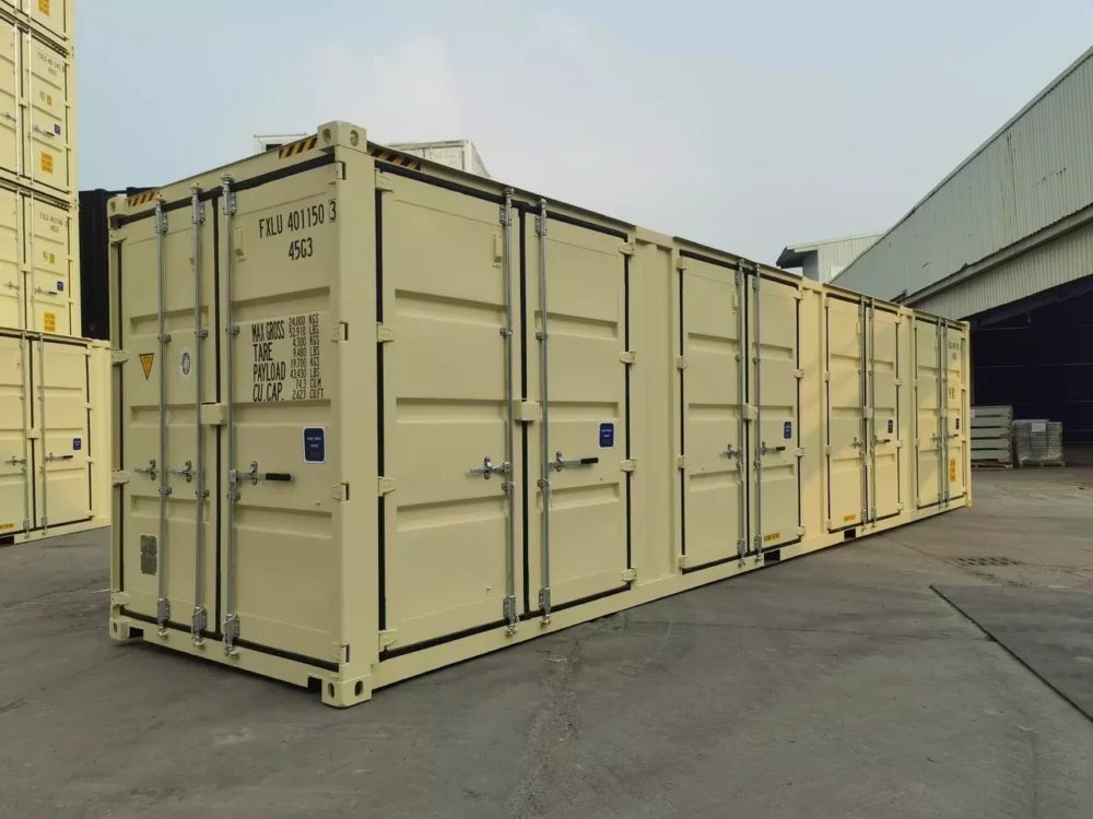 New 40ft HC Open Side Container with 4 Doors –One Trip – For Sale