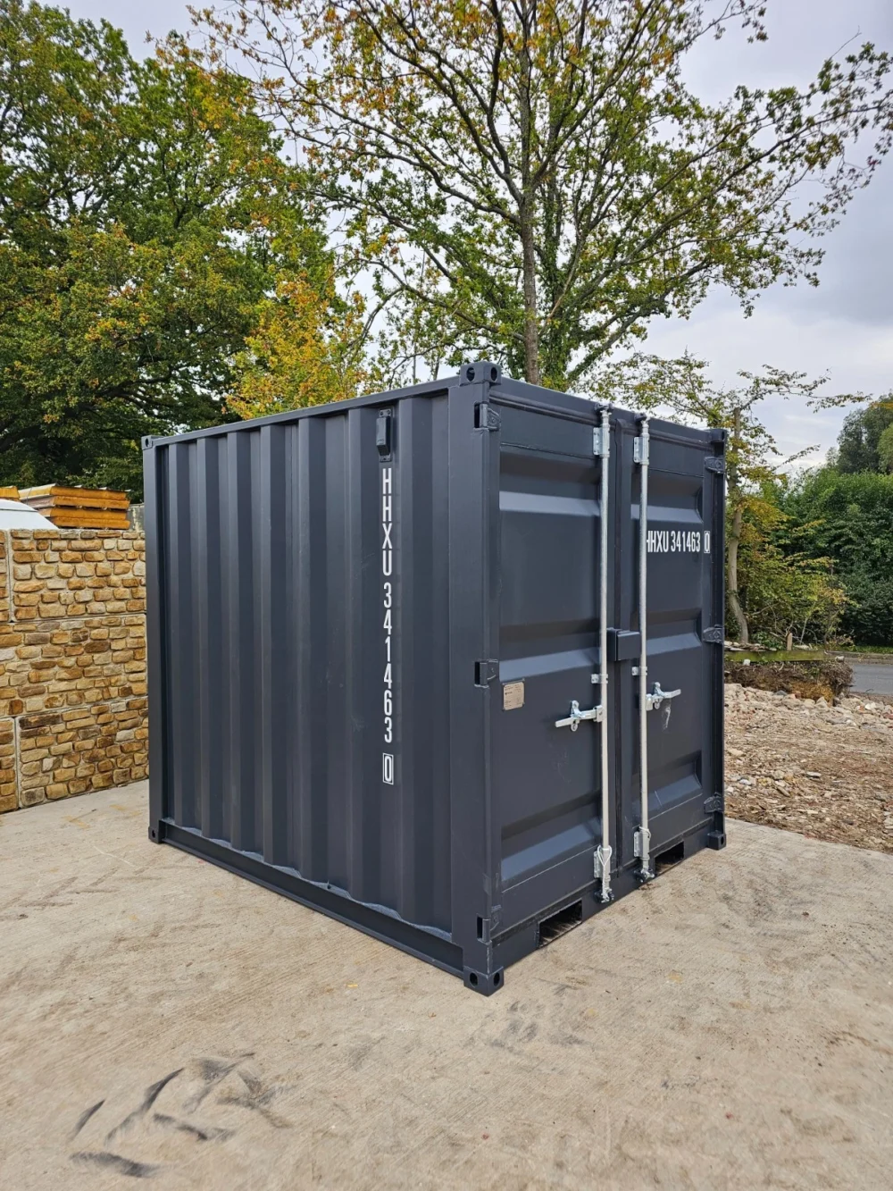 New 8′ Shipping Container Site Safe Lock Up Box Toolbox 8ft Workshop Shed Office