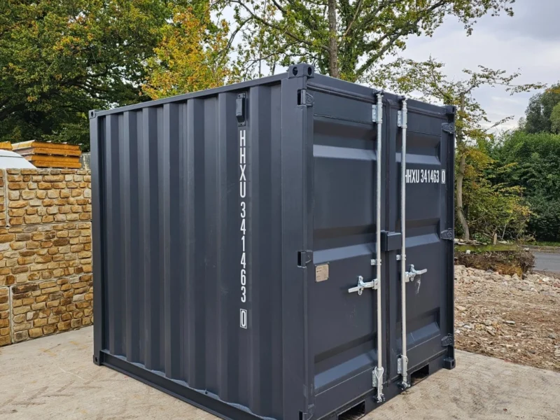 New 8′ Shipping Container Site Safe Lock Up Box Toolbox 8ft Workshop Shed Office