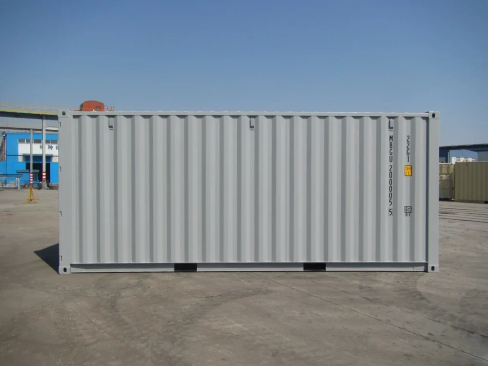 Grey New build 20ft Shipping Container