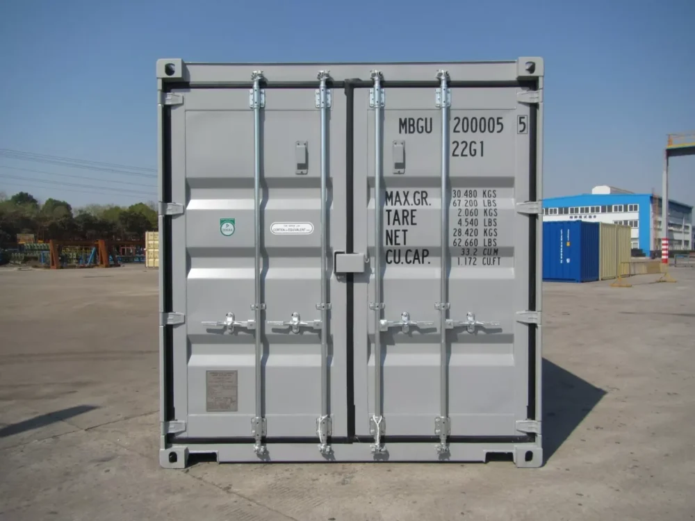 Grey New build 20ft Shipping Container