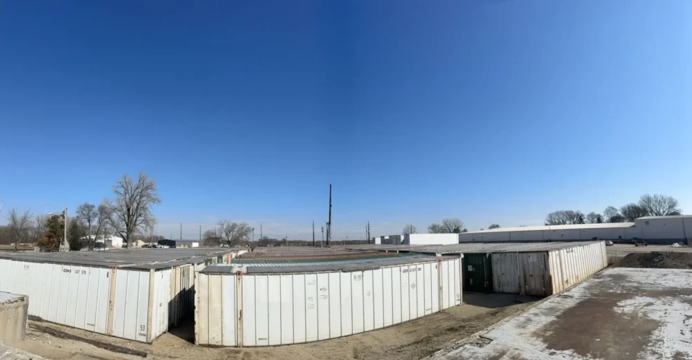 Used 53ft High Cube Shipping Container – Galvanized Aluminum