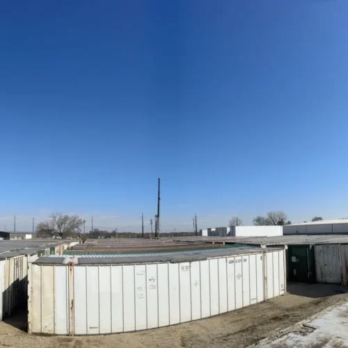 Used 53ft High Cube Shipping Container – Galvanized Aluminum