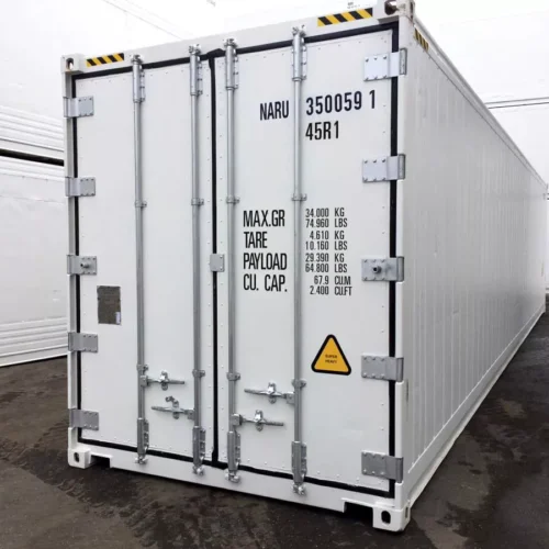40 Feet Freezer Container Compact Mobile Cold Storage -40°C Reefer Container