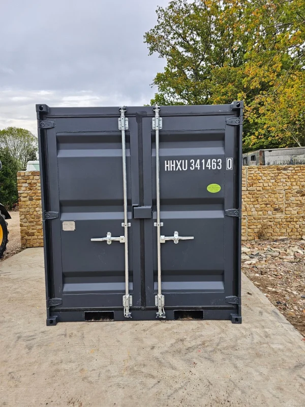New 8′ Shipping Container Site Safe Lock Up Box Toolbox 8ft Workshop Shed Office