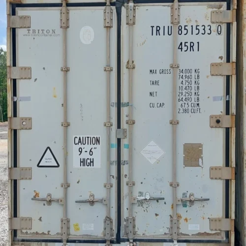Working 40ft Refrigerated High Cube Reefer Container 2010 Carrier Thinline Used